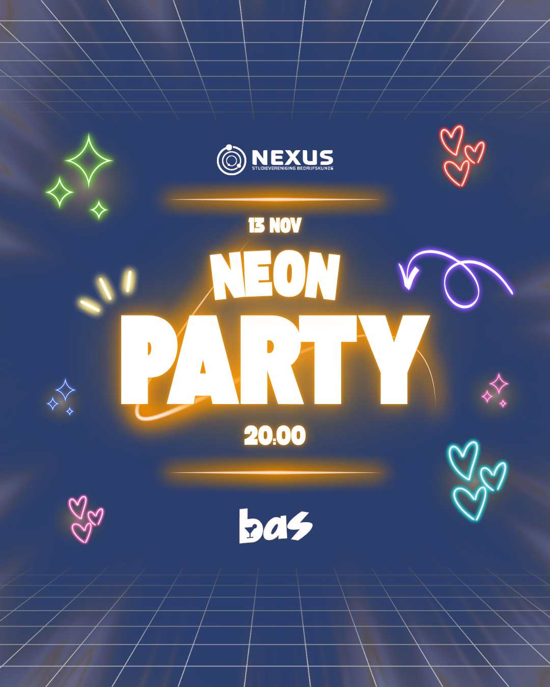 Neon borrel