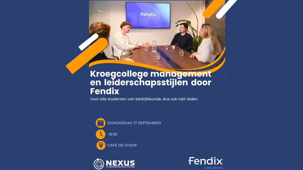Kroegcollege Fendix met borrel